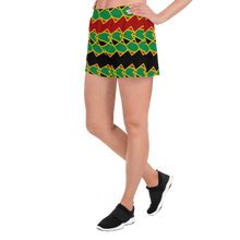 Load image into Gallery viewer, Neo-Don &#39;JamRas&#39; Women&#39;s Athletic Short Shorts - 6 - Red/Black