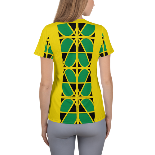 Neo- Don 'Jam' Women's Athletic T-shirt - MPX - yellow