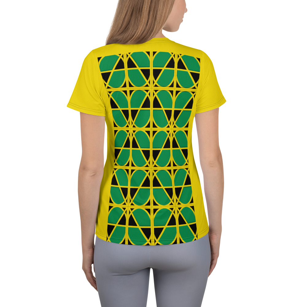 Neo-don 'Jam' Women's Athletic T-shirt - MA - yellow