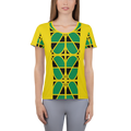 Neo- Don 'Jam' Women's Athletic T-shirt - MPX - yellow