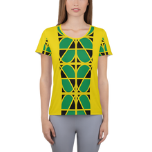 Load image into Gallery viewer, Neo- Don &#39;Jam&#39; Women&#39;s Athletic T-shirt - MPX - yellow