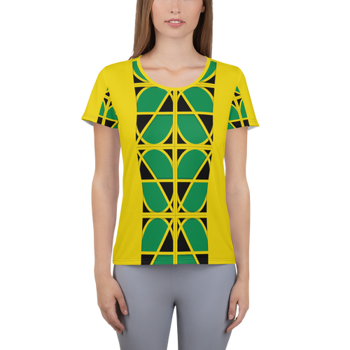 Neo- Don 'Jam' Women's Athletic T-shirt - MPX - yellow