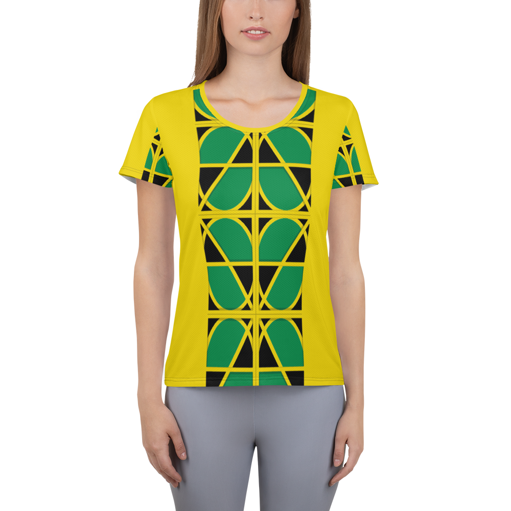 Neo- Don 'Jam' Women's Athletic T-shirt - MPX - yellow