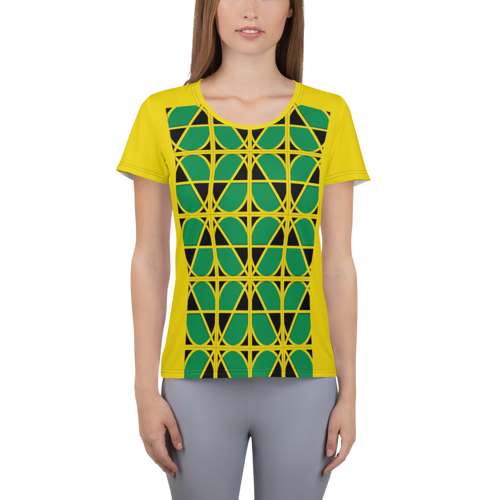 Neo-don 'Jam' Women's Athletic T-shirt - MA - yellow