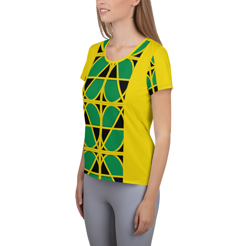Neo- Don 'Jam' Women's Athletic T-shirt - MPX - yellow
