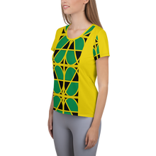 Load image into Gallery viewer, Neo- Don &#39;Jam&#39; Women&#39;s Athletic T-shirt - MPX - yellow