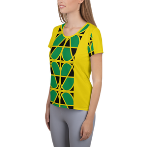 Neo- Don 'Jam' Women's Athletic T-shirt - MPX - yellow