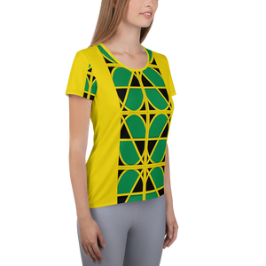 Neo- Don 'Jam' Women's Athletic T-shirt - MPX - yellow