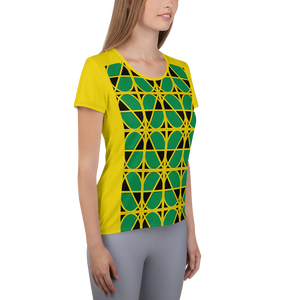 Neo-don 'Jam' Women's Athletic T-shirt - MA - yellow