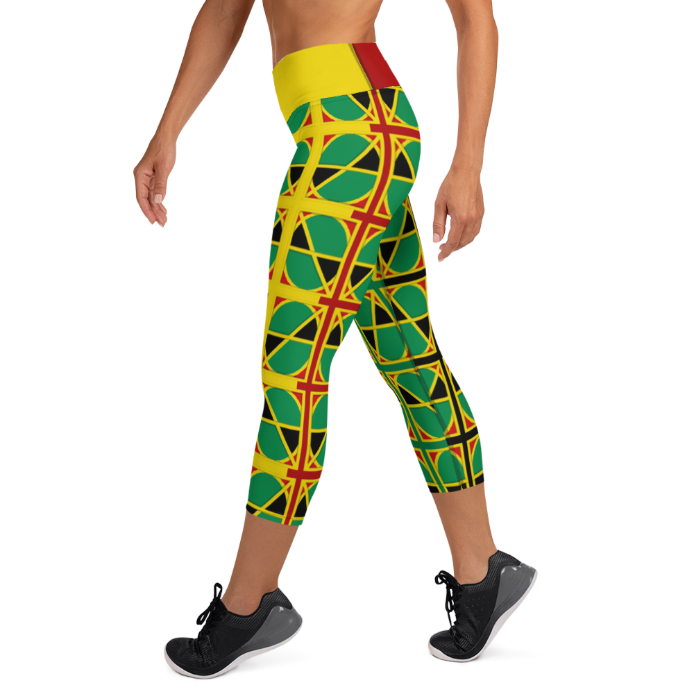 Neo-Don 'JamRas' Yoga Capri Leggings - 6 - GYRB