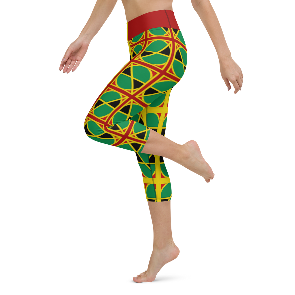 Neo-Don 'JamRas' Yoga Capri Leggings - 8 - YR