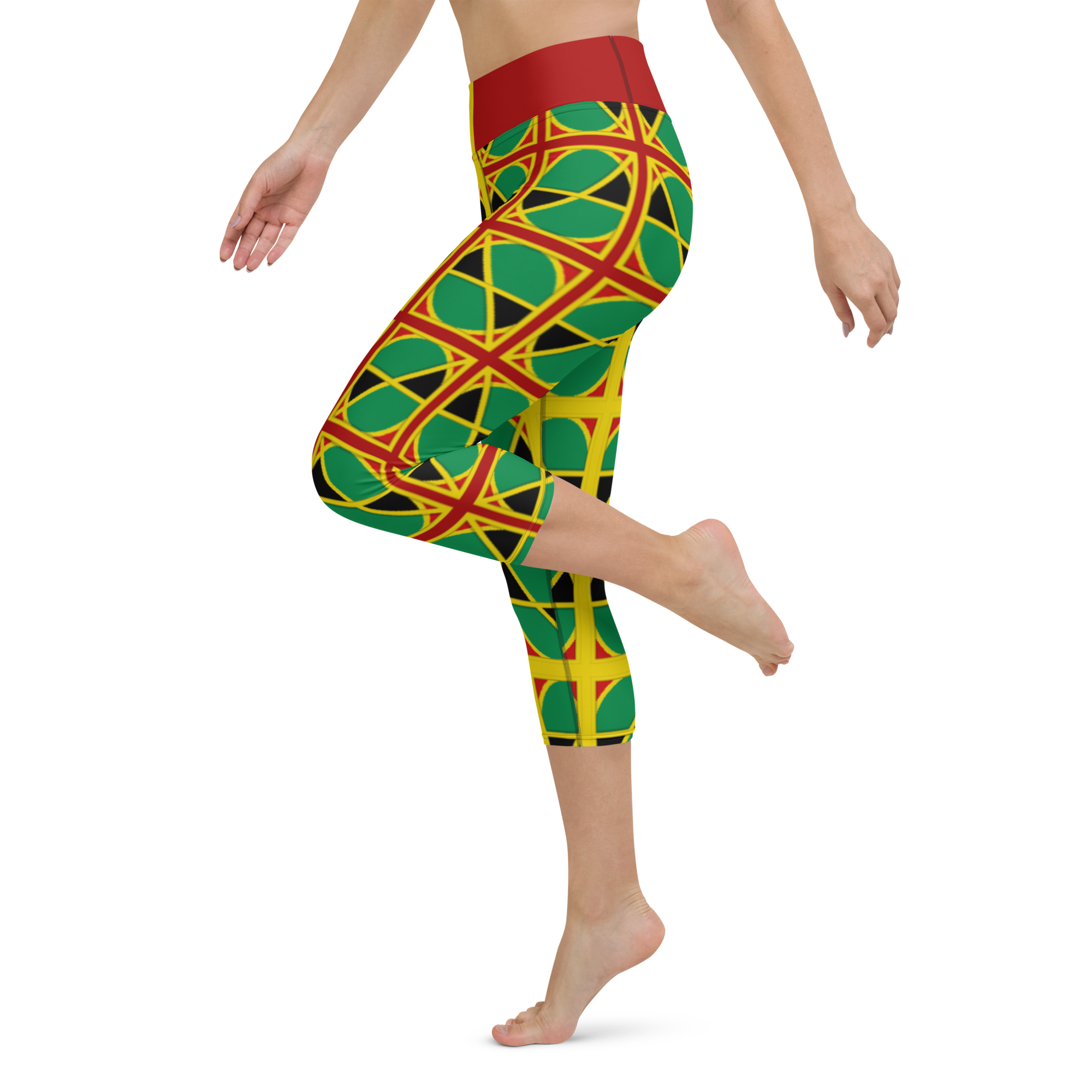 Neo-Don 'JamRas' Yoga Capri Leggings - 8 - YR