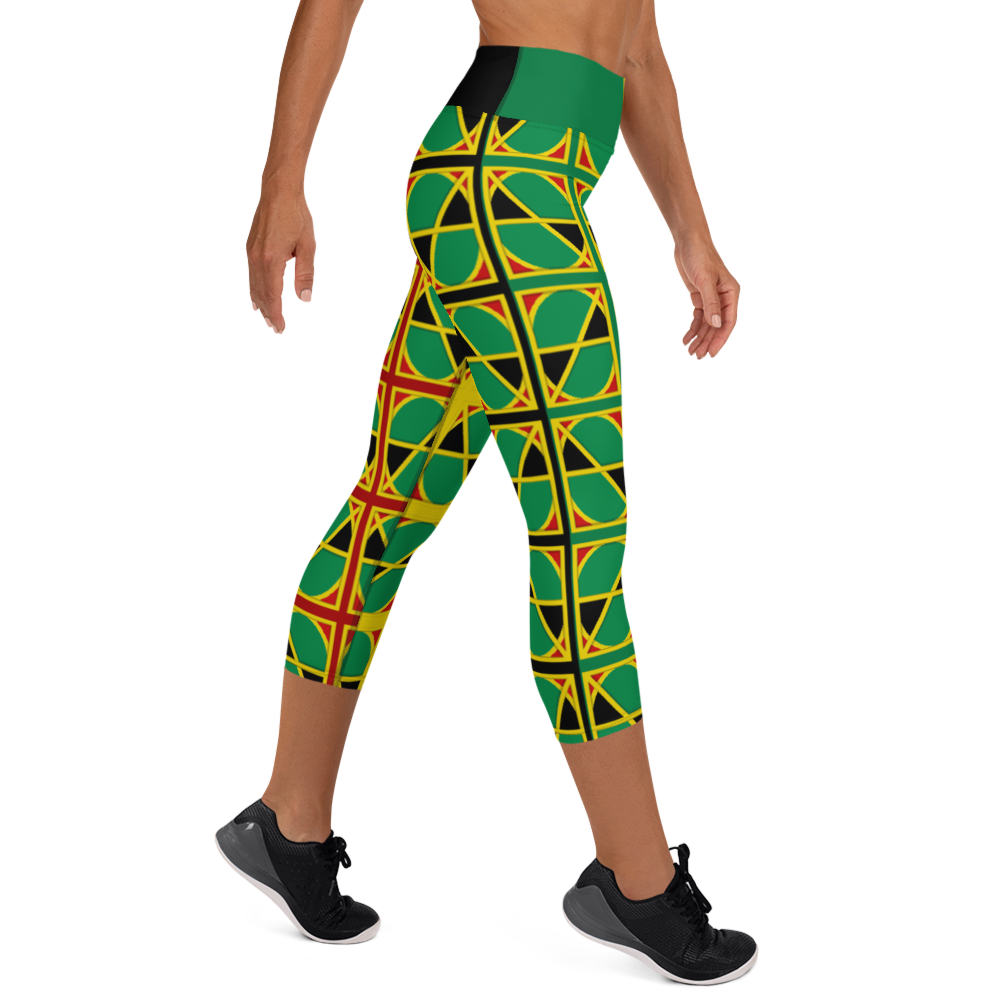 Neo-Don 'JamRas' Yoga Capri Leggings - 6 - GYRB