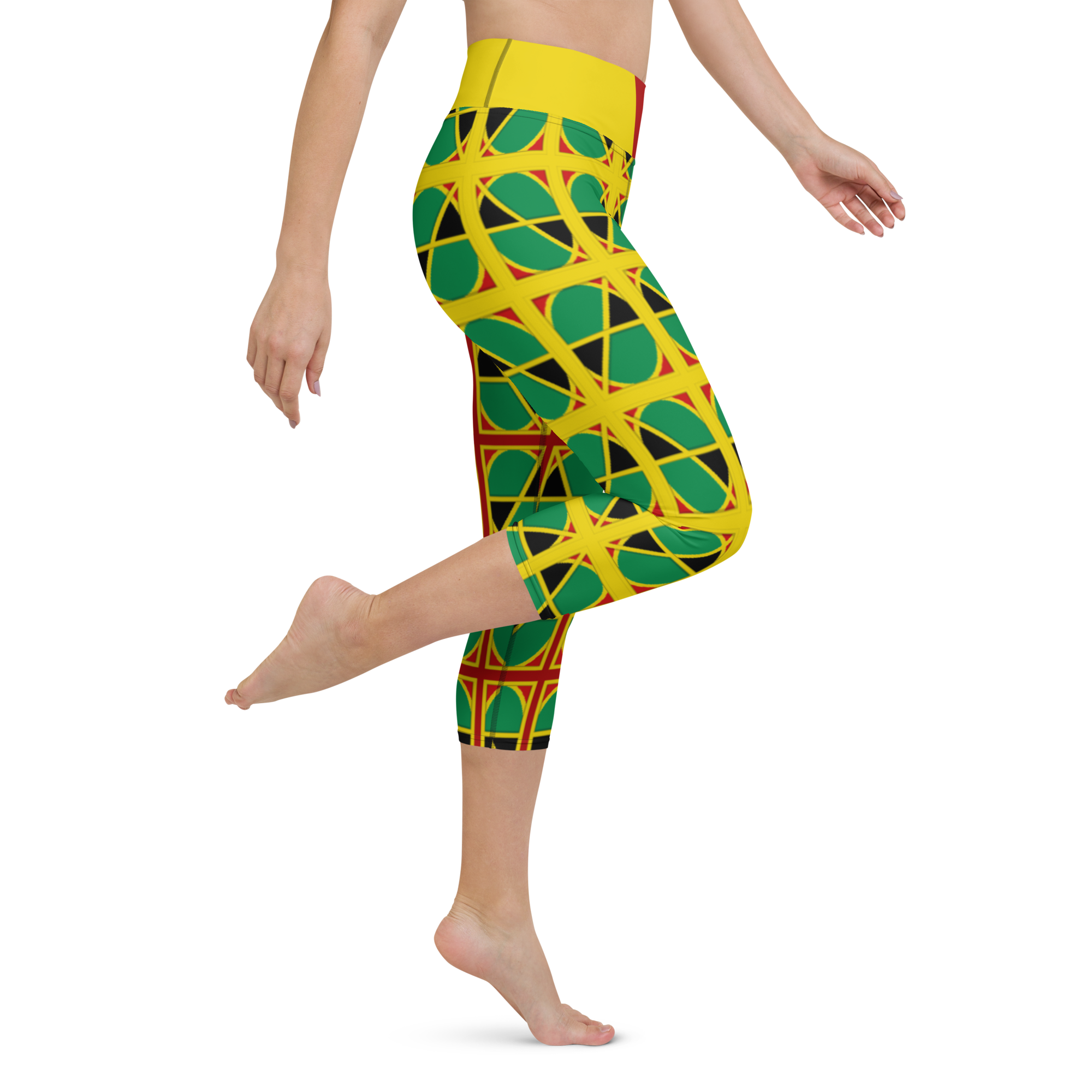 Neo-Don 'JamRas' Yoga Capri Leggings - 8 - YR