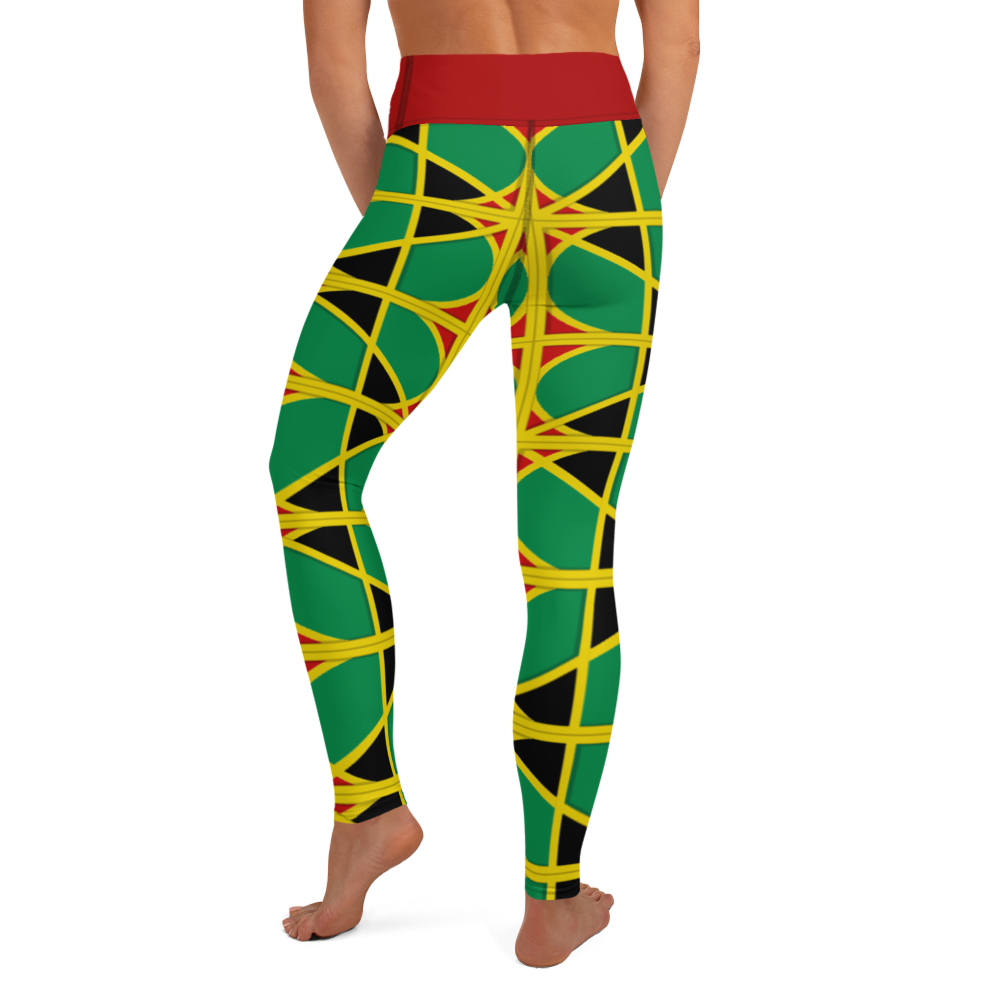 Neo-Don 'JamRas' Yoga Leggings - 2 - Red