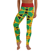 Load image into Gallery viewer, Neo-Don &#39;JamRas&#39; Yoga Leggings - 2 - Red