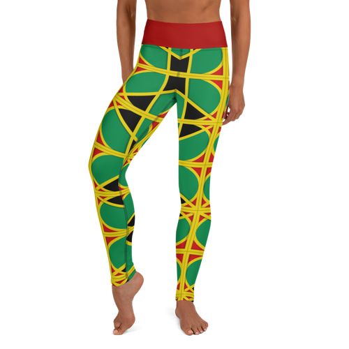 Neo-Don 'JamRas' Yoga Leggings - 2 - Red