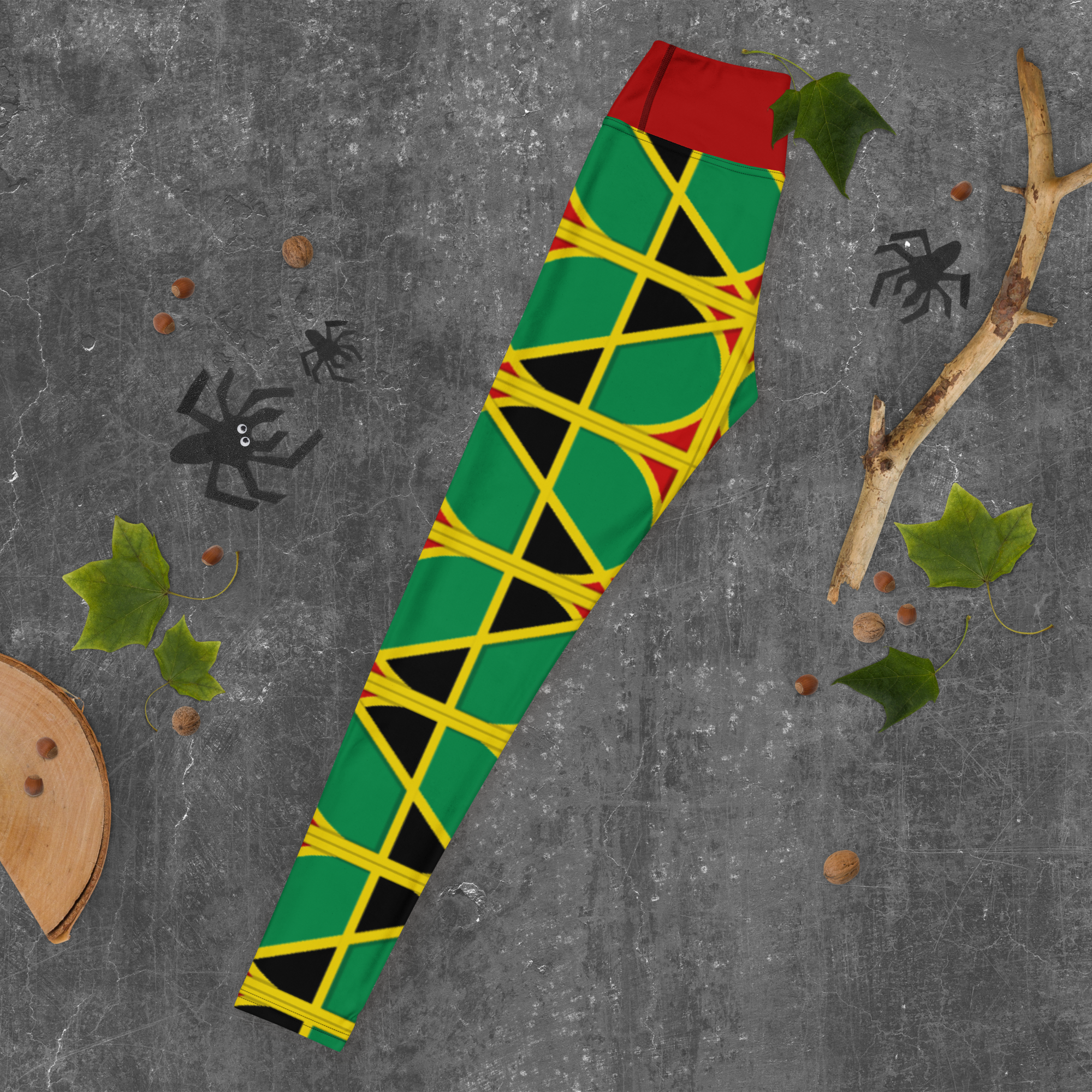 Neo-Don 'JamRas' Yoga Leggings - 2 - Red