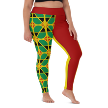 Load image into Gallery viewer, Neo-Don &#39;JamRas&#39; Yoga Leggings - 3 - RF/YB