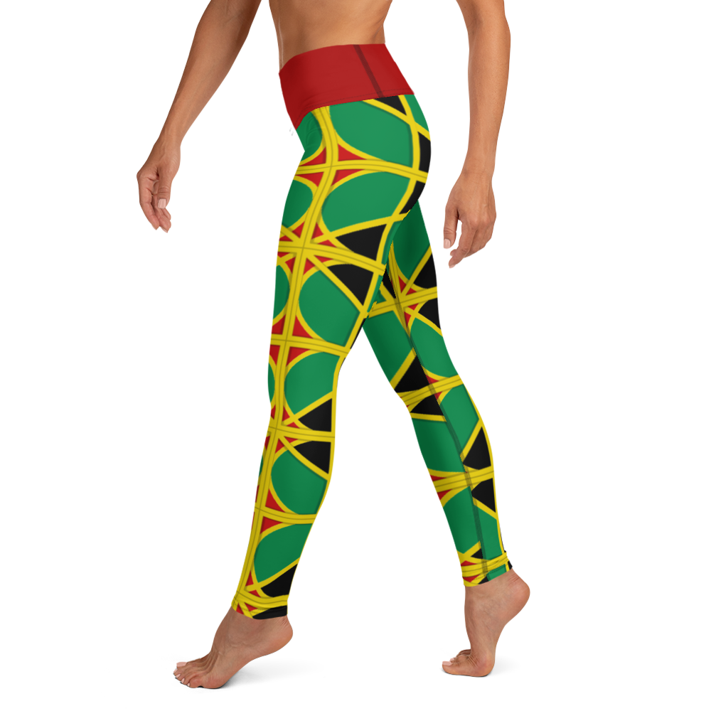 Neo-Don 'JamRas' Yoga Leggings - 2 - Red