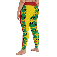 Load image into Gallery viewer, Neo-Don &#39;JamRas&#39; Yoga Leggings - 3 - RF/YB