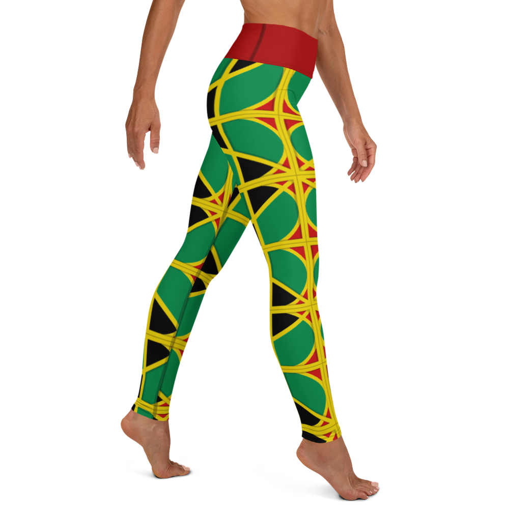 Neo-Don 'JamRas' Yoga Leggings - 2 - Red