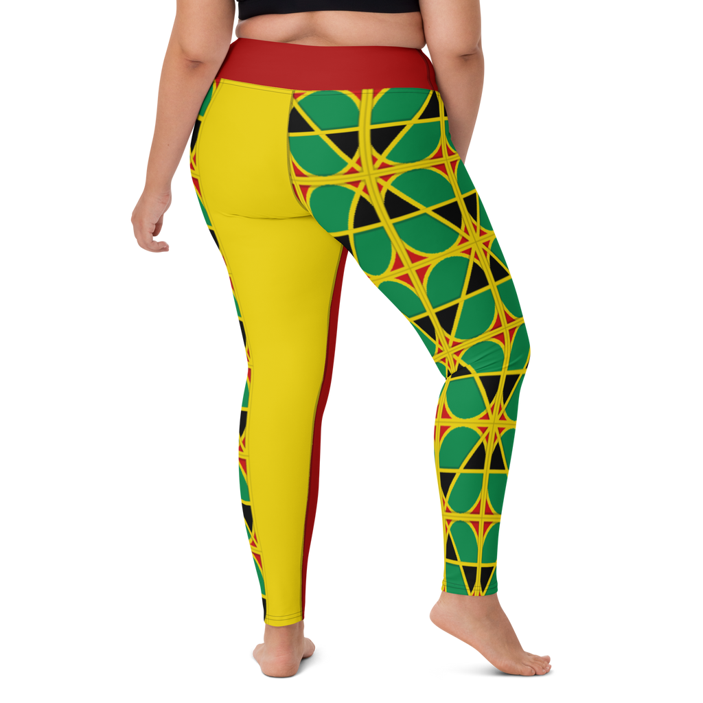 Neo-Don 'JamRas' Yoga Leggings - 3 - RF/YB
