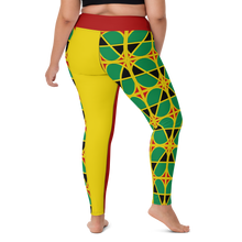 Load image into Gallery viewer, Neo-Don &#39;JamRas&#39; Yoga Leggings - 3 - RF/YB