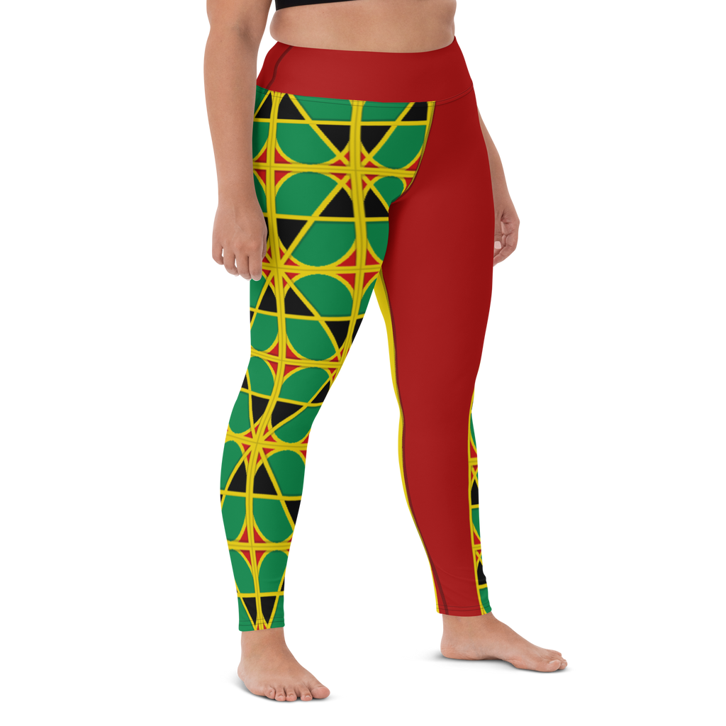 Neo-Don 'JamRas' Yoga Leggings - 3 - RF/YB