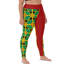 Load image into Gallery viewer, Neo-Don &#39;JamRas&#39; Yoga Leggings - 3 - RF/YB