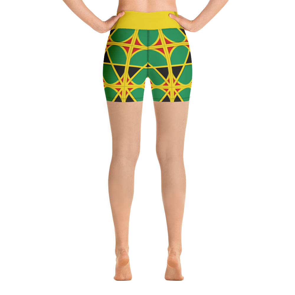 Neo-Don 'JamRas' Yoga Shorts - 1 - Yellow