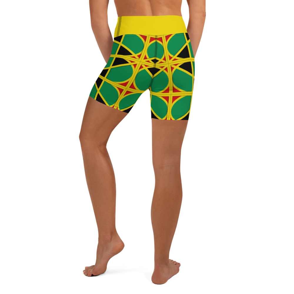 Neo-Don 'JamRas' Yoga Shorts - 2 - Yellow