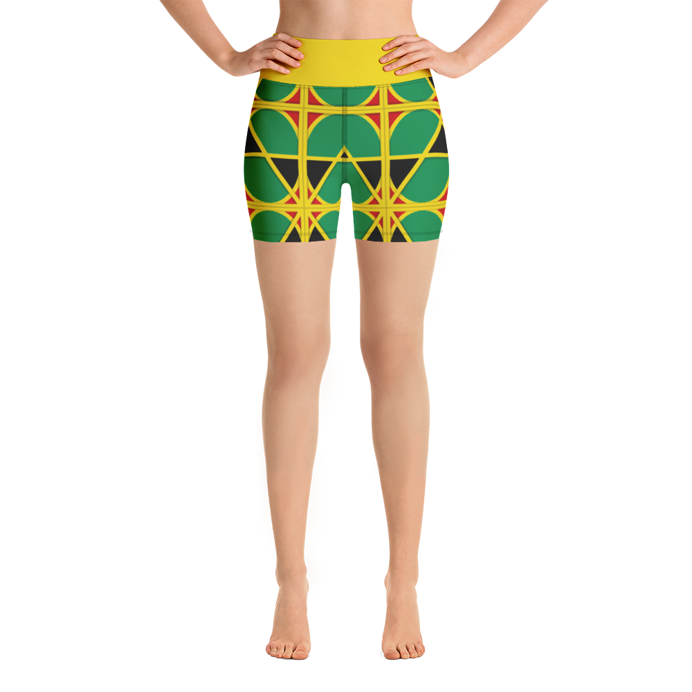 Neo-Don 'JamRas' Yoga Shorts - 1 - Yellow