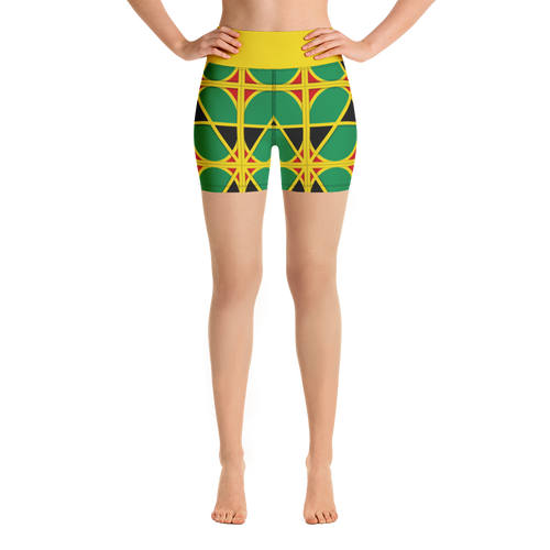 Neo-Don 'JamRas' Yoga Shorts - 1 - Yellow