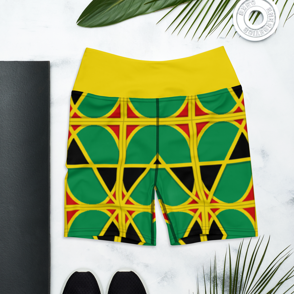 Neo-Don 'JamRas' Yoga Shorts - 1 - Yellow