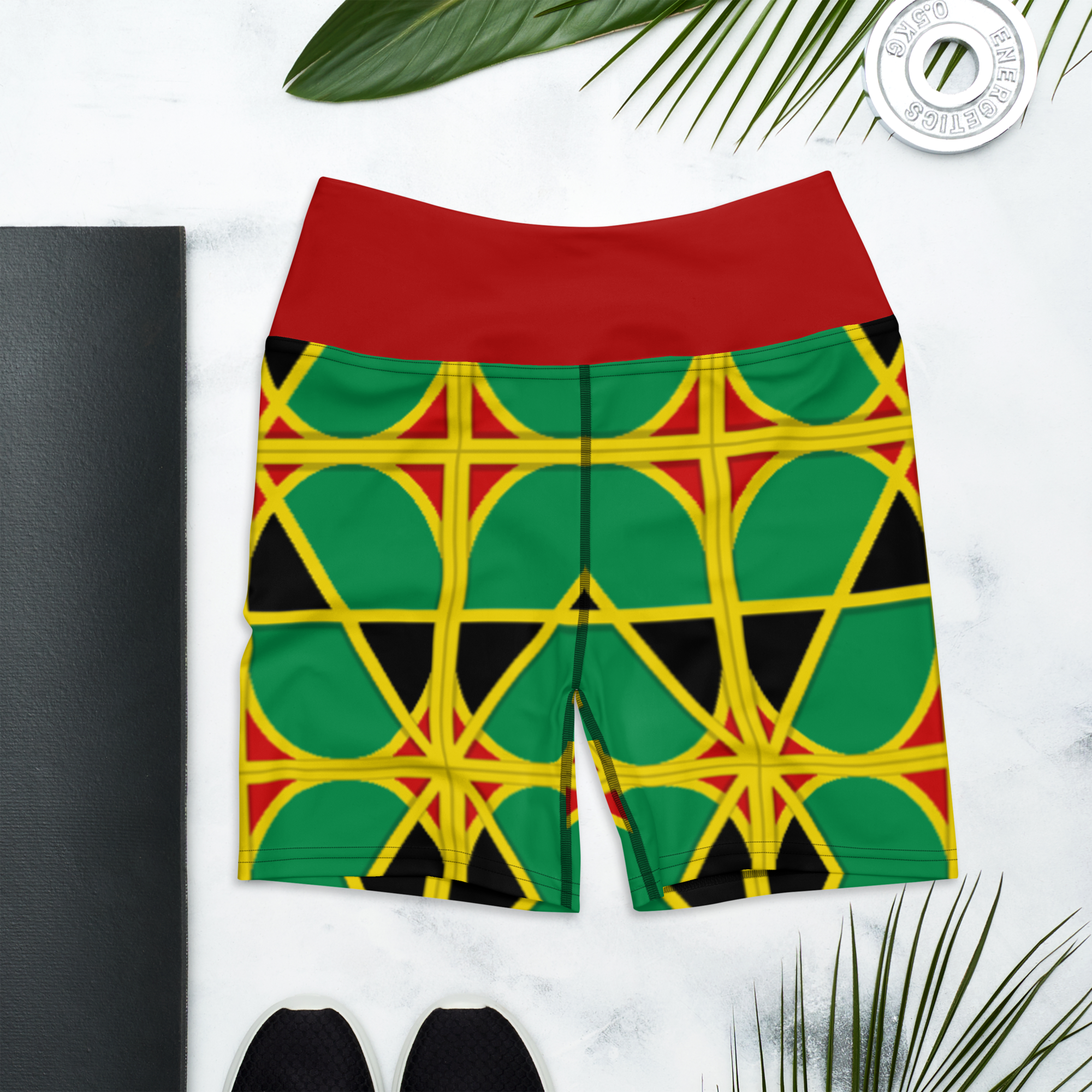 Neo-Don 'JamRas' Yoga Shorts - 1 - Red