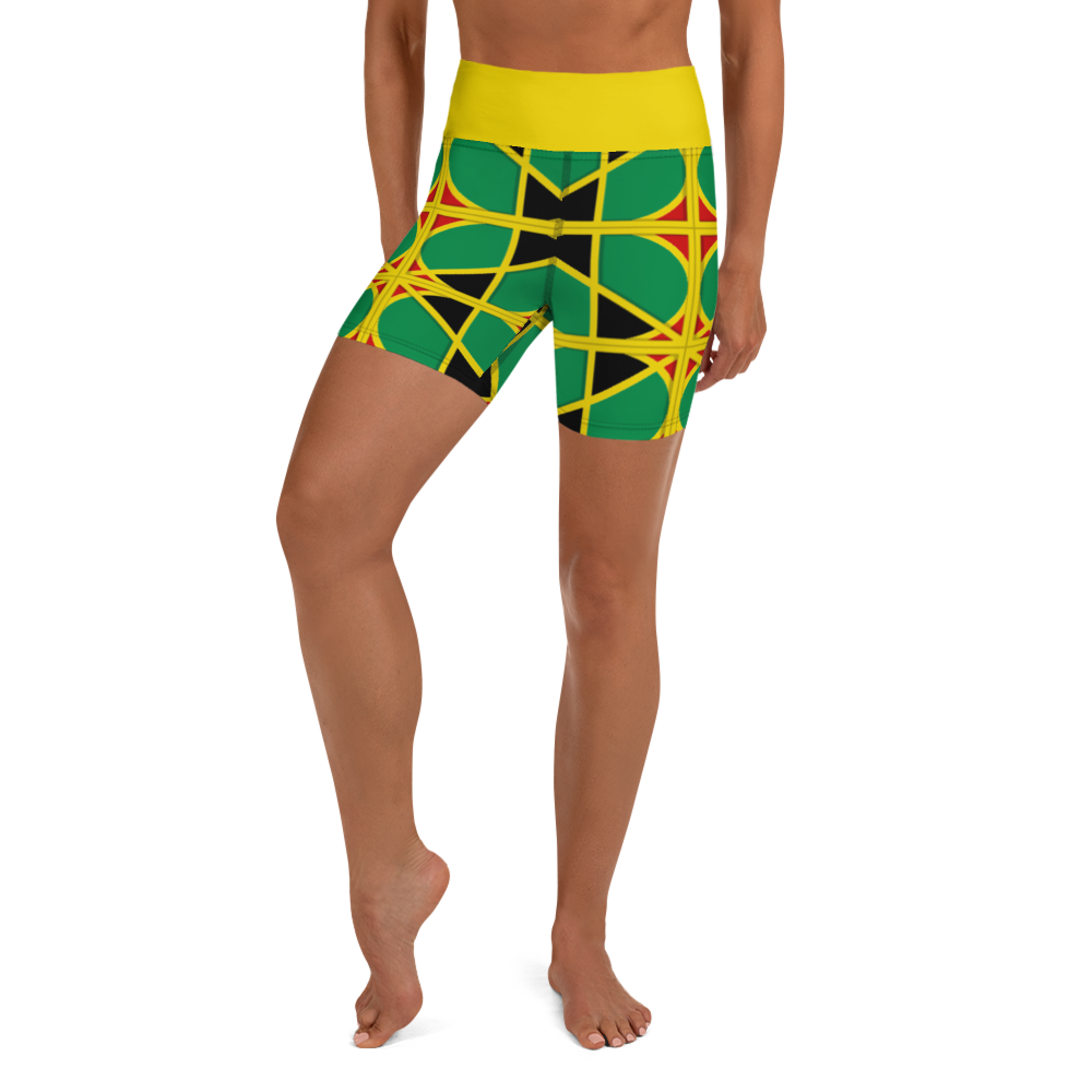 Neo-Don 'JamRas' Yoga Shorts - 2 - Yellow