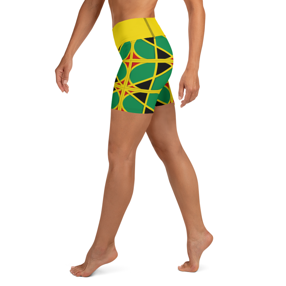 Neo-Don 'JamRas' Yoga Shorts - 2 - Yellow