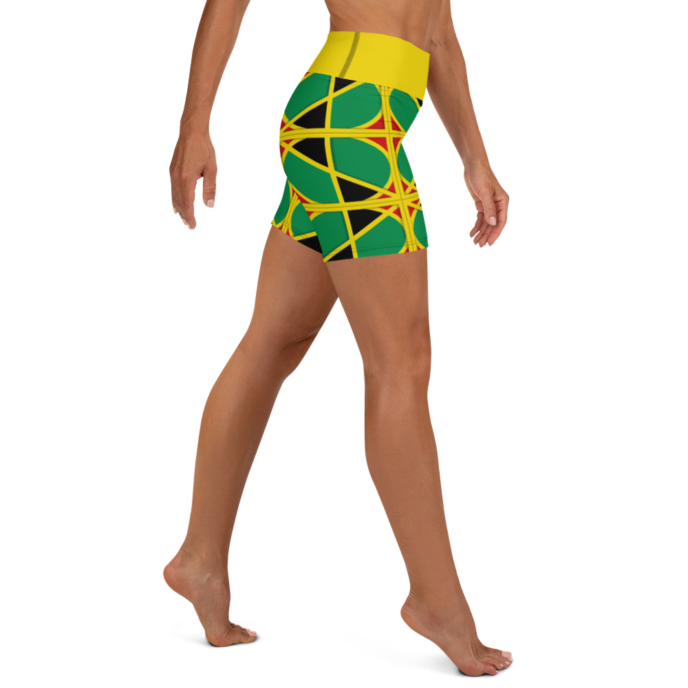 Neo-Don 'JamRas' Yoga Shorts - 2 - Yellow