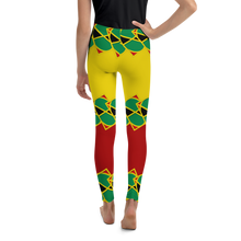 Load image into Gallery viewer, Neo-Don &#39;JamRas&#39; Youth Leggings - 5 - Yellow/Red