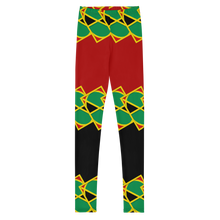 Load image into Gallery viewer, Neo-Don &#39;JamRas&#39; Youth Leggings - 5 - Red/Black