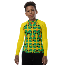 Load image into Gallery viewer, Neo-Don &#39;JamRas&#39; Youth Rash Guard - 3 - Yellow