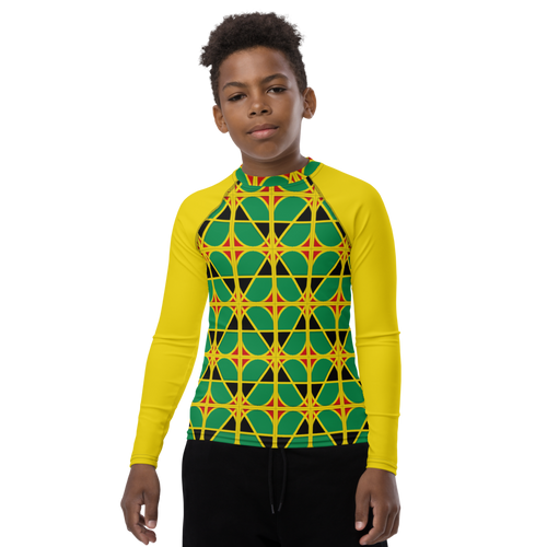 Neo-Don 'JamRas' Youth Rash Guard - 3 - Yellow