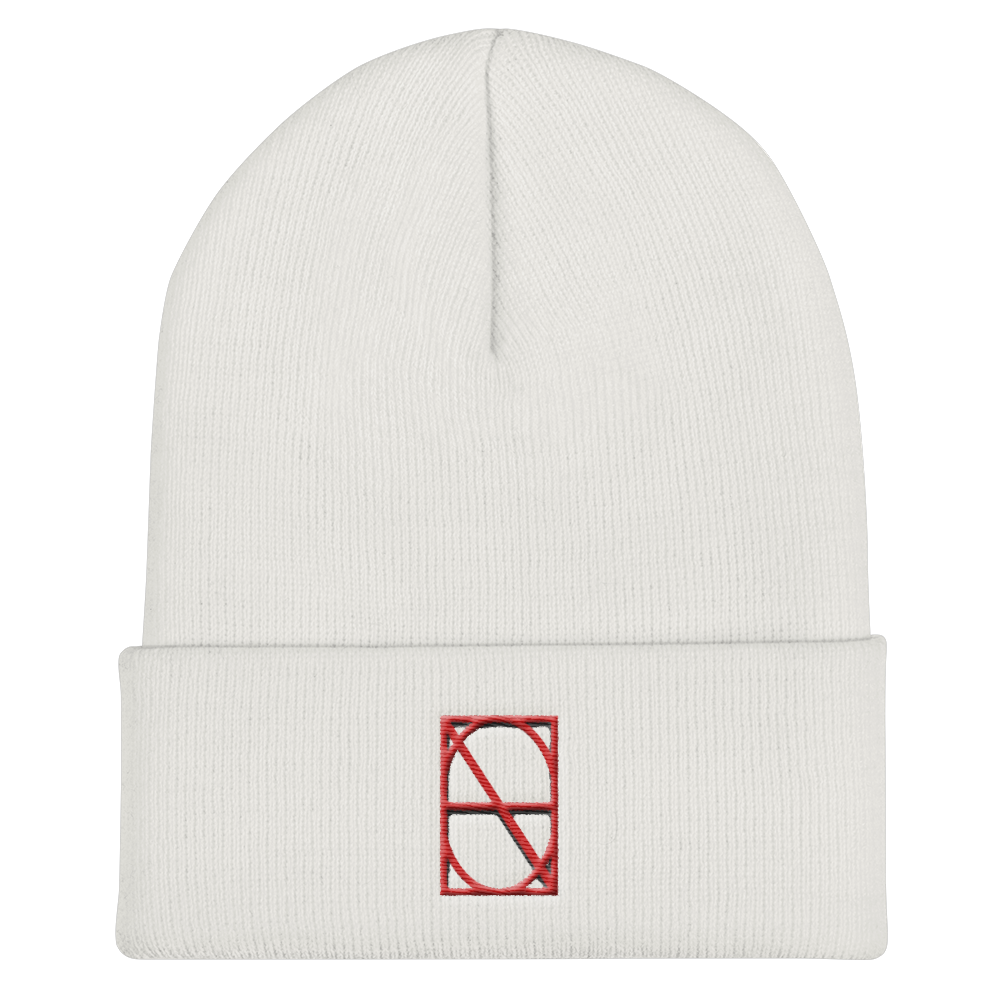 Neo-Don - Red on Black - Cuffed Beanie