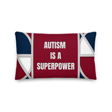 Load image into Gallery viewer, Neo-Don &#39;Merca&#39; - Autism- Premium Pillow - Merca Red