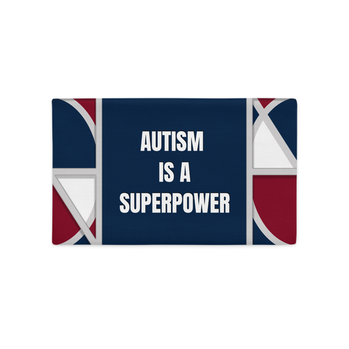 Neo- Don 'Merca' - Autism- Premium Pillow Case - Merca Blue