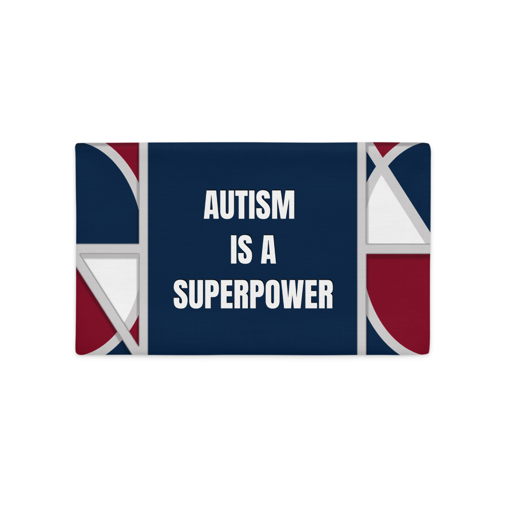 Neo- Don 'Merca' - Autism- Premium Pillow Case - Merca Blue