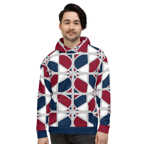Neo-Don 'Merca' Unisex Hoodie - 3 - Red Hood