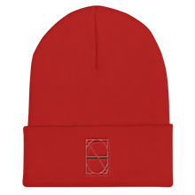 Load image into Gallery viewer, Neo-Don - Red on Black - Cuffed Beanie