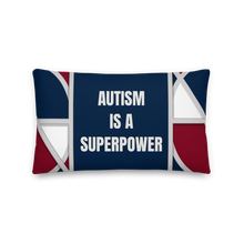 Load image into Gallery viewer, Neo-Don &#39;Merca&#39; - Autism- Premium Pillow -  Merca Blue